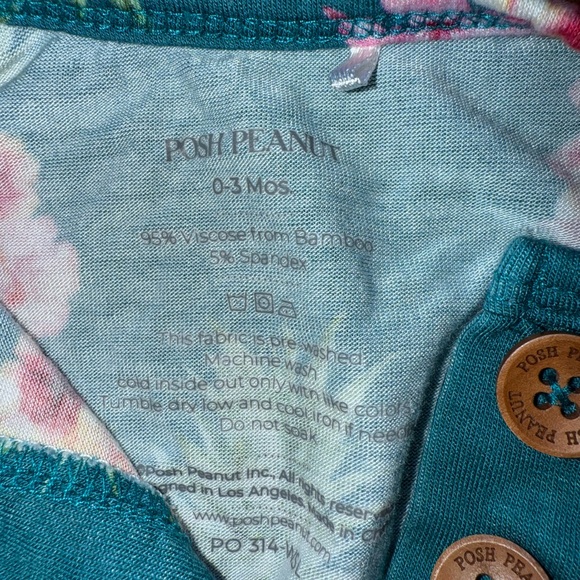 Posh Peanut 0-3m Hawaiian pineapple dress - Picture 2 of 2